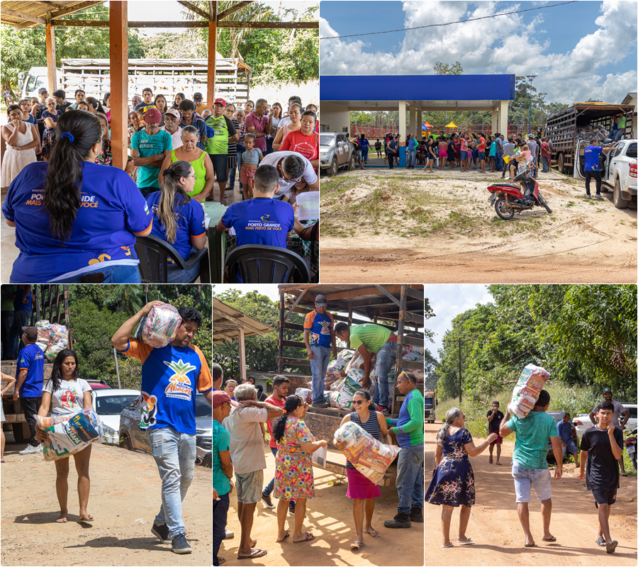 ENTREGAS DOS KITS DE ALIMENTOS PARA AS FAMÍLIAS EM VULNERABILIDADE SOCIAL ATINGIDAS PELA ESTIAGEM - COLÔNIA AGRÍCOLA DO MATAPI
